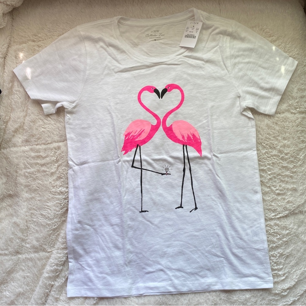 JCrew Collector Tees - Flamingo Proposal